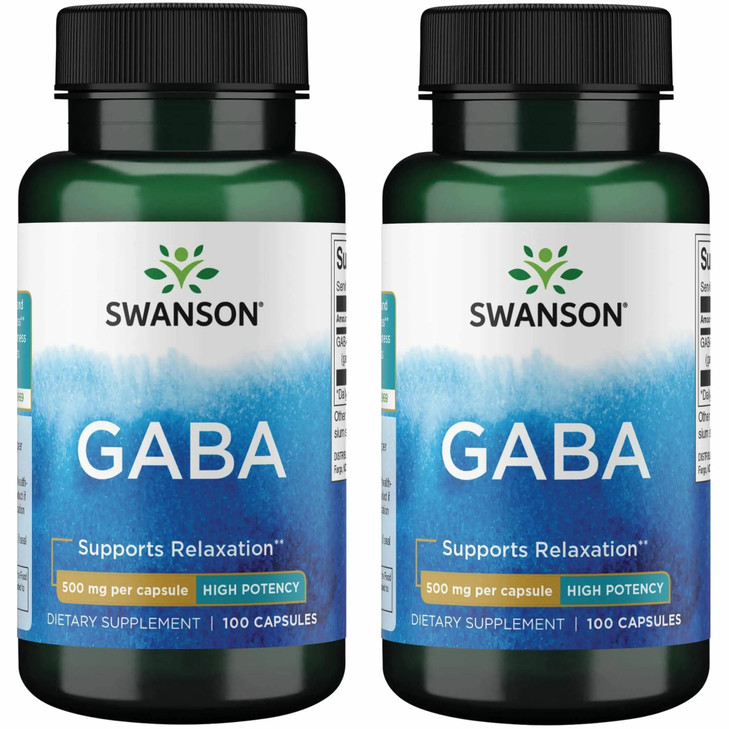 Swanson GABA - Amino Acid Supplement Promoting Calm