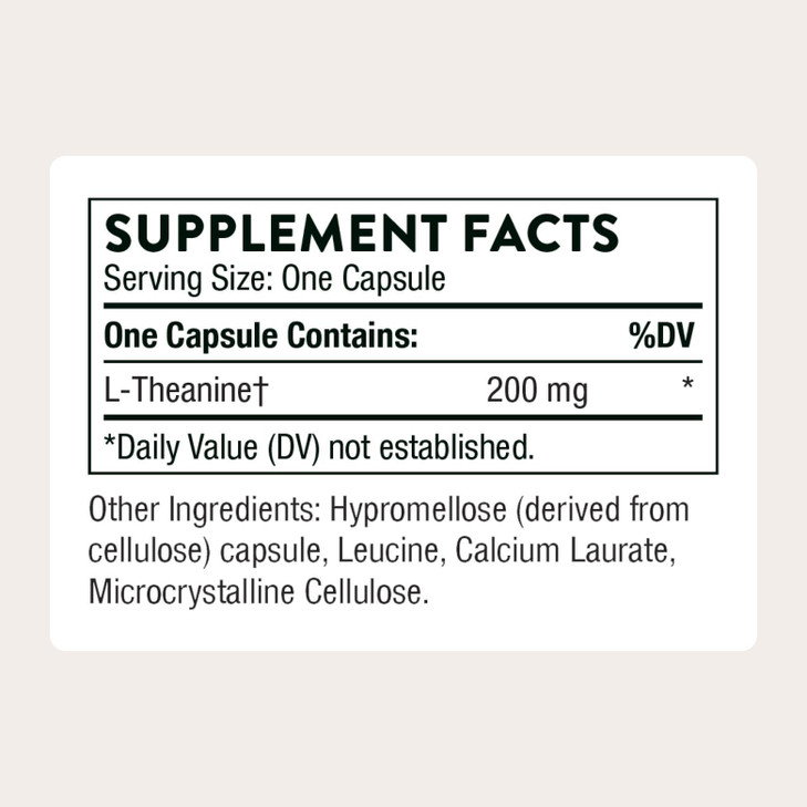 THORNE - Theanine - 200mg of L-Theanine