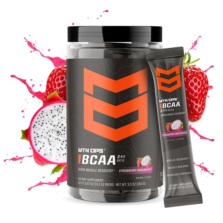 MTN OPS BCAA Powder 2:1:1 Amino Acids Supplement Powder for Rapid Muscle
