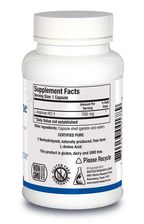 Biotics Research L Arginine, Important Amino Acid, Building Block for Muscles