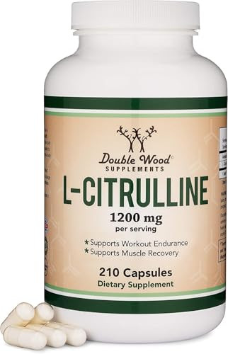 L Citrulline Capsules 1,200mg Per Serving, 210 Count (L-Citrulline Increases