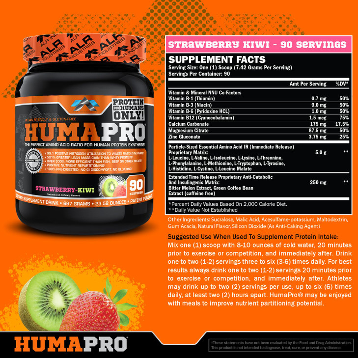 ALR Industries Humapro - Amino Acids Protein Matrix for Humans