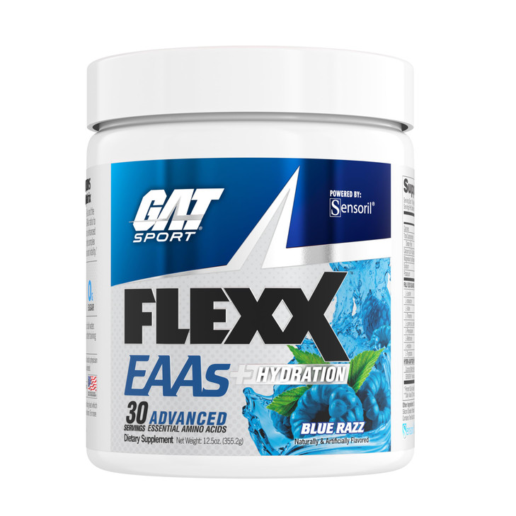 GAT SPORT Flexx EAAs + Hydration, Advanced Essential Amino Acids, 30 Servings