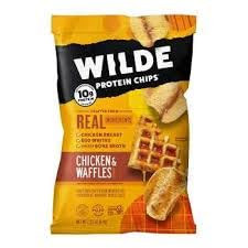 Protein Chips - Chicken Waffles - 4ct 5.36OZ GLUTEN FREE chips
