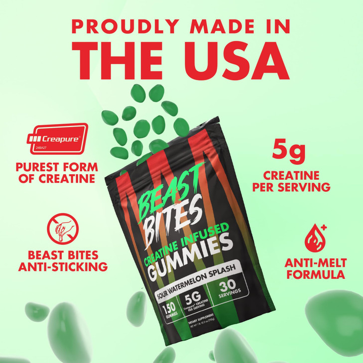 BEAST BITES - Creatine Infused Gummies