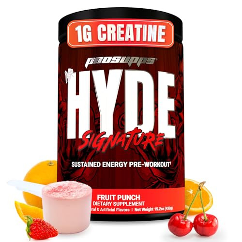 ProSupps Mr. Hyde Signature Pre Workout Powder with Creatine, Beta Alanine &