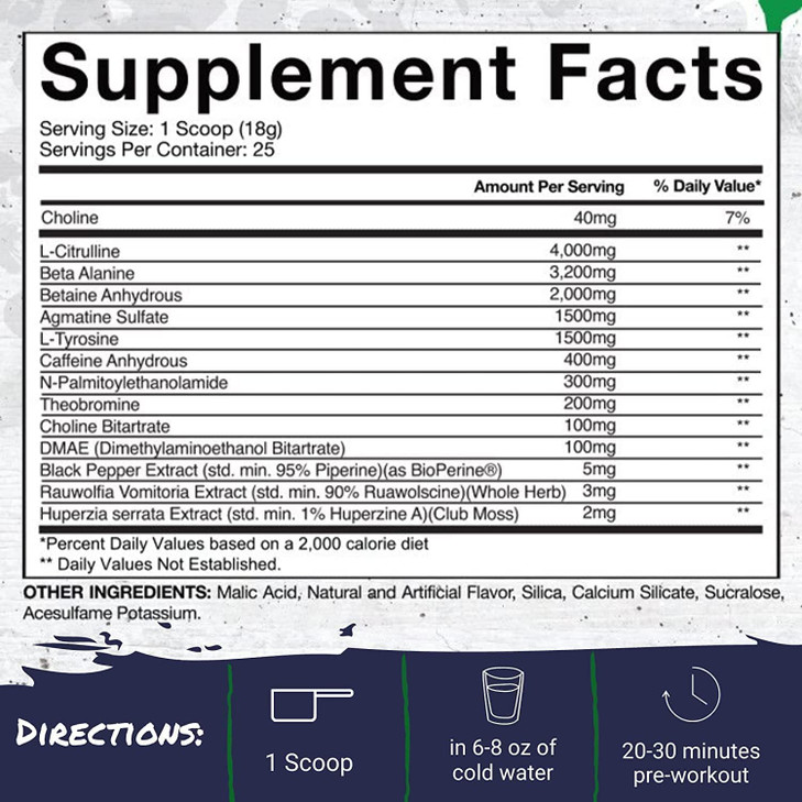 Gaspari Nutrition SuperPump Aggression Pre-Workout: Energy, Focus, Endurance