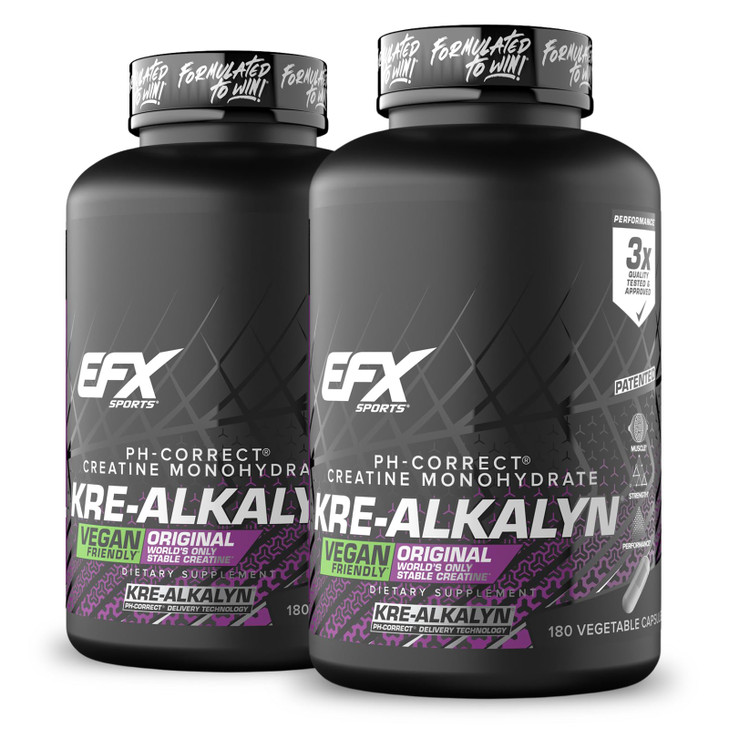 EFX Sports Kre-Alkalyn EFX - pH Correct Creatine Monohydrate Pill Supplement
