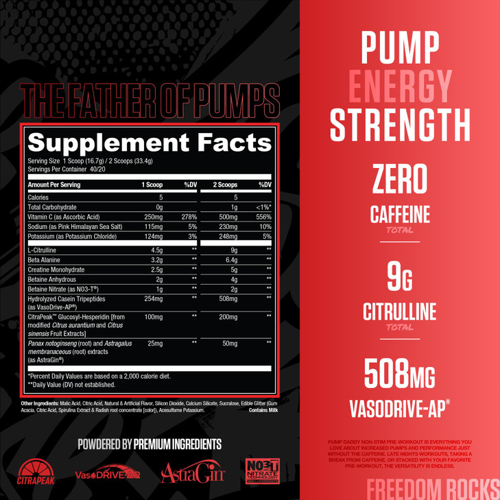 RYSE Pump Daddy V2 Pre Workout Powder - Noel Deyzel Signature