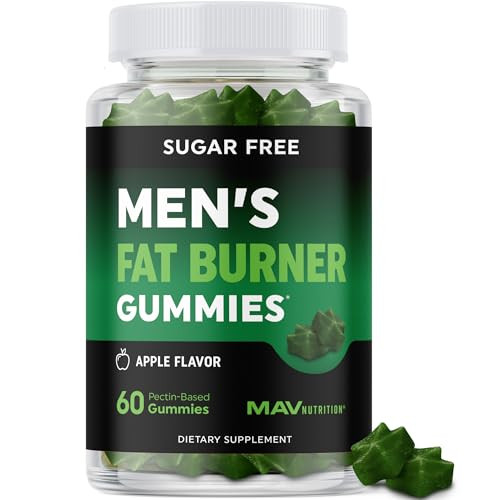 Mens Fat Burner Gummies for Weight Loss