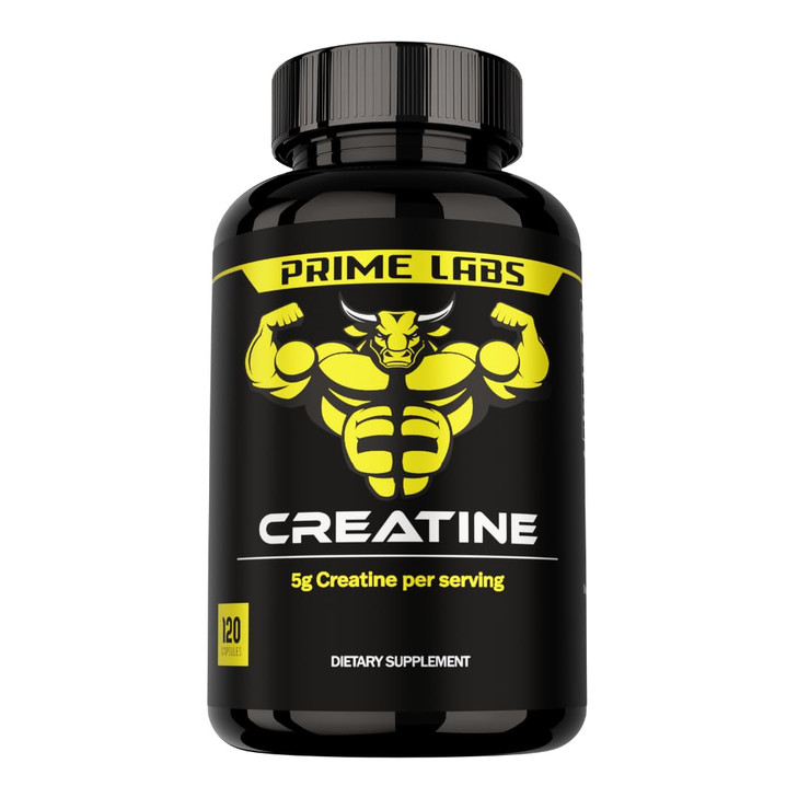 Prime Labs Creatine Monohydrate Capsules - 5g (5000mg)