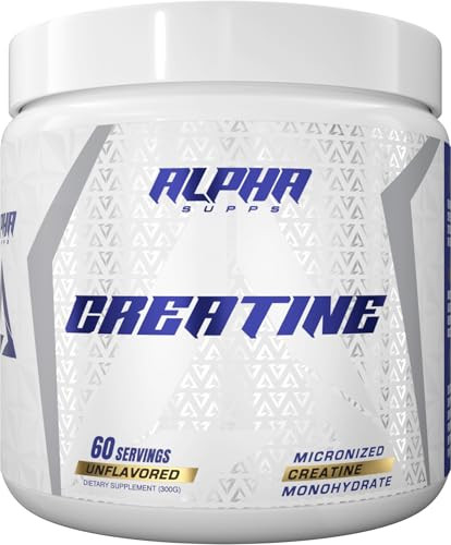 Alpha Supps - Alpha Creatine Monohydrate Powder Supports Muscle Growth