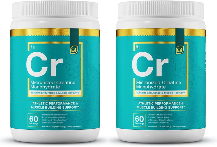 Essential Elements Micronized Creatine Monohydrate Powder for Men & Women