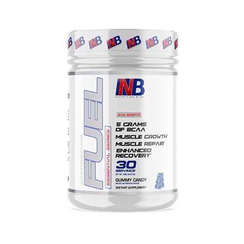 NutritionBizz BCAA Powder, 5 Grams of BCAAs Amino Acids, Post Workout Recovery