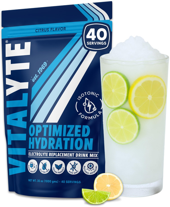 Vitalyte Electrolyte Powder Drink Mix, Isotonic Electrolyte Hydration Mix