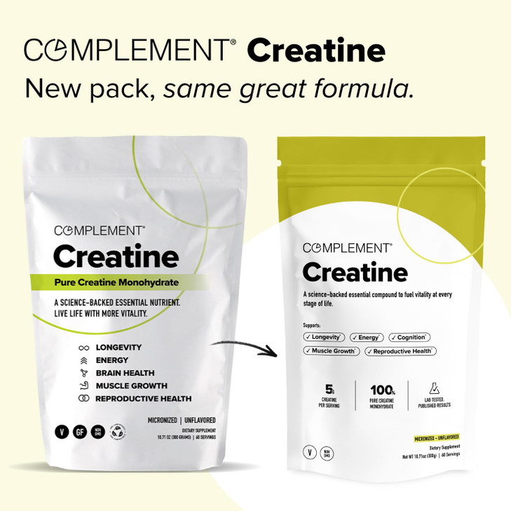Complement Creatine Monohydrate Micronized Powder