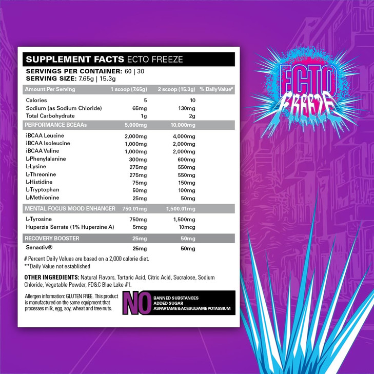 EHP Labs x Ghostbusters Beyond BCAA Powder Amino Acids Supplement for Muscle