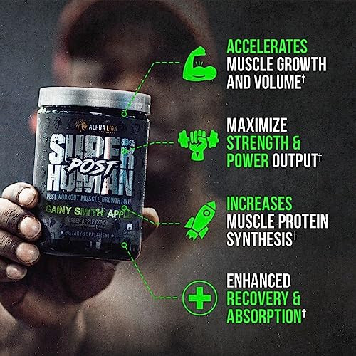 Alpha Lion Superhuman Post Workout Recovery, Muscle Builder Drink, Creatine