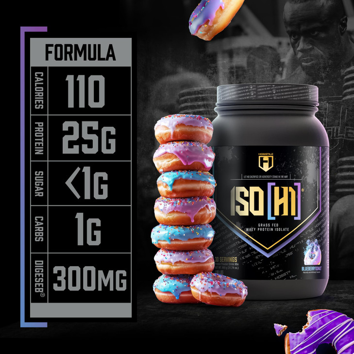 HOSSTILE ISO[H1] Grass Fed Whey Protein Isolate with Digestive Enzymes, Whey