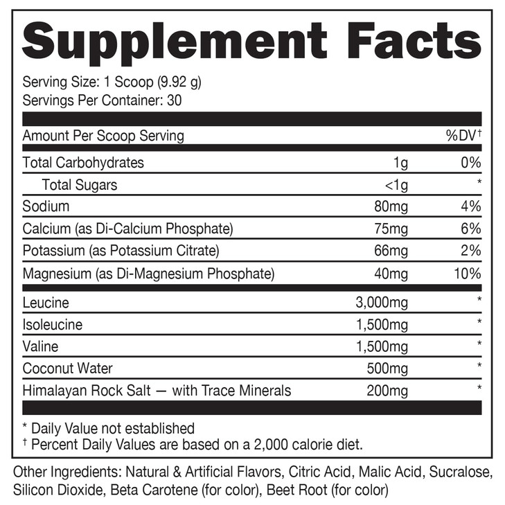 Bucked Up Original BCAA 2:1:1 Branched Chain Essential Amino Acids