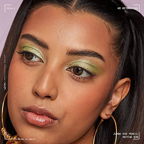 NYX PROFESSIONAL MAKEUP Jumbo Eye Pencil, Blendable Eyeshadow Stick & Eyeliner Pencil - Matcha (Green)