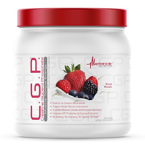 Metabolic Nutrition, CGP, Creatine Glycerol Phosphate, 100% Micronized Creatine