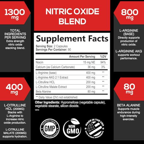 Extra Strength Nitric Oxide Booster