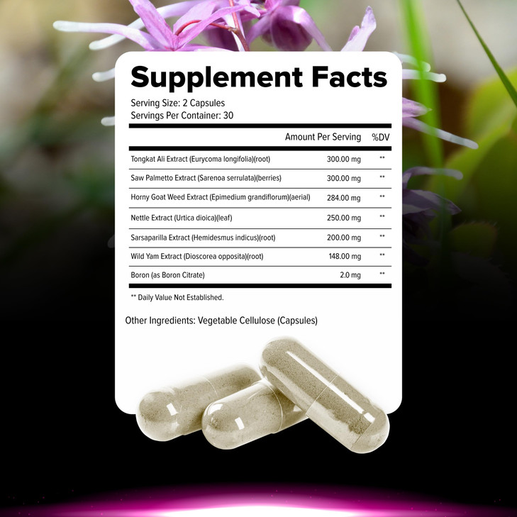 Testosterone Booster for Men - Male Enhancing Supplement Pills