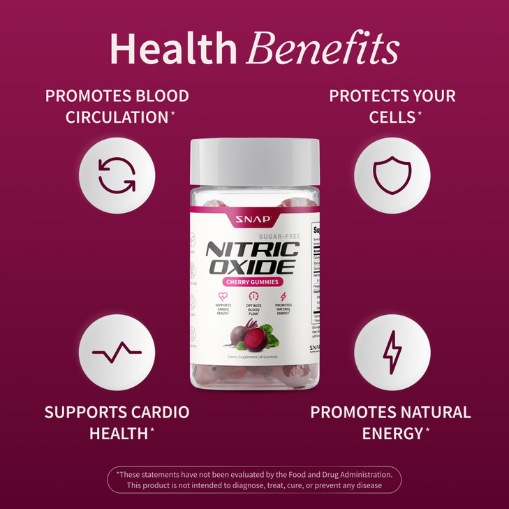 Snap Supplements Nitric Oxide Gummies