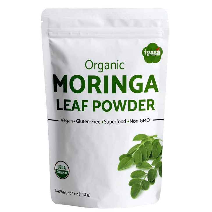 Iyasa Holistics Organic Moringa Leaf Powder 4 oz