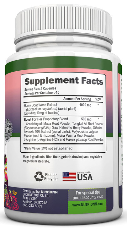 Boost For Her Libido Booster For Women - Activates & Enhances Libido