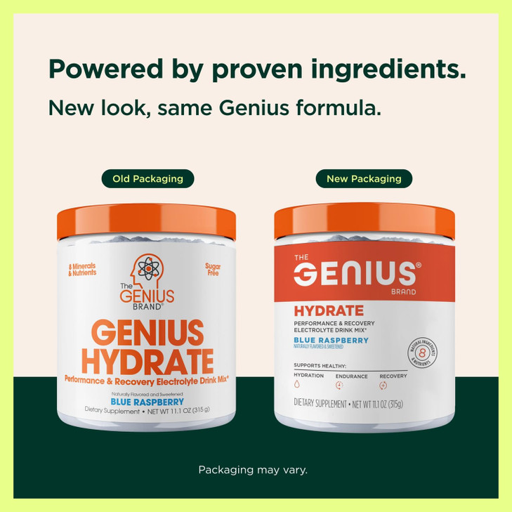 The Genius Brand Genius Hydrate - Electrolyte Supplement for Daily Hydration