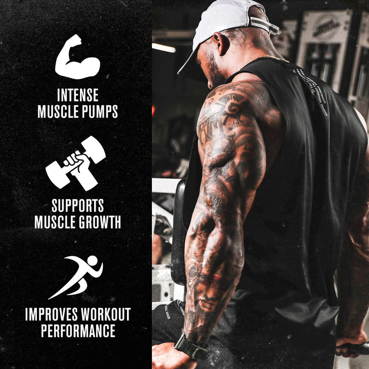 Jacked Factory N.O. XT Nitric Oxide Supplements for Men w/Nitrosigine L Arginine