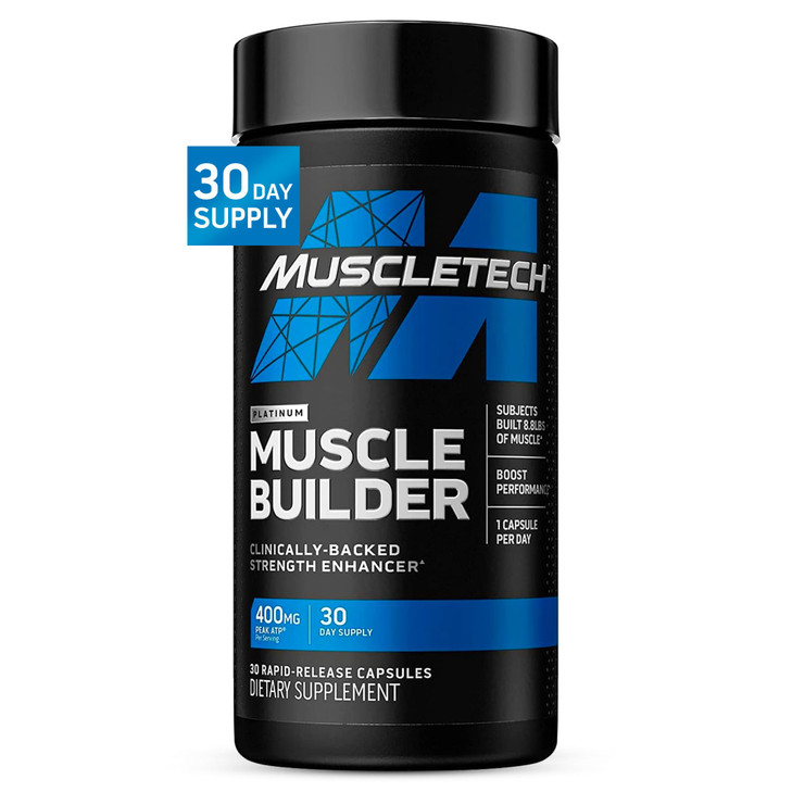 Muscletech Nitric Oxide Supplements for Men & Women, Muscle Builder (30