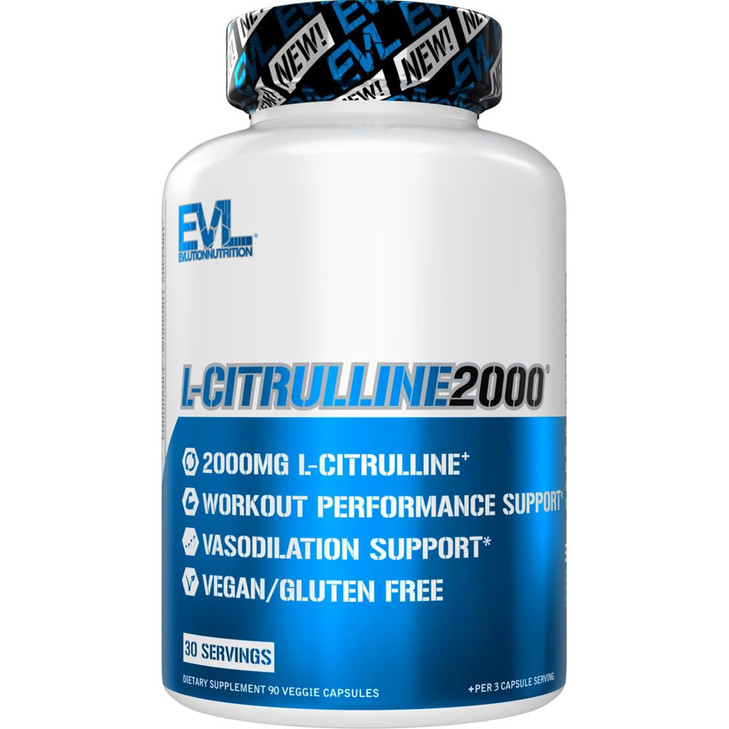 Evlution L-Citrulline2000 Nitric Oxide Supplement for Men Nutrition High