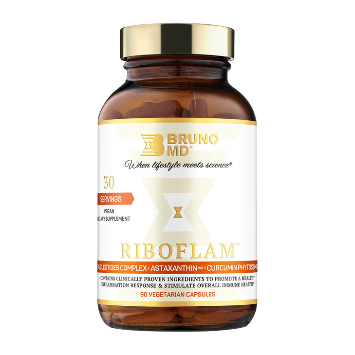 Bruno MD Riboflam, Clinically Proven Immune System Booster Ingredients, Healthy