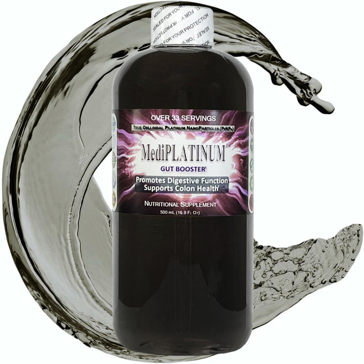 MediPLATINUM Gut Booster True Colloidal Platinum PtNP Nutritional Supplement