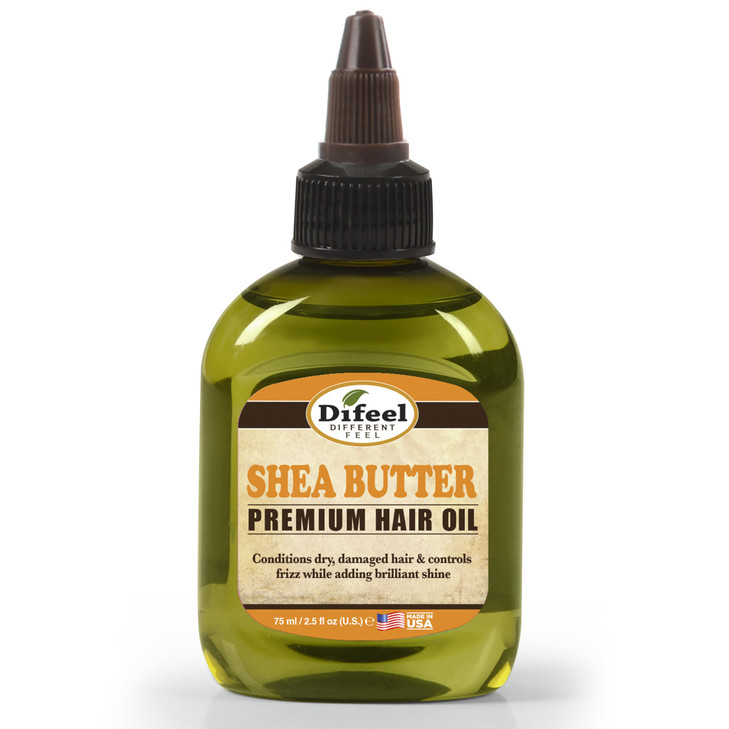 Difeel Premium Natural Hair Oil - Shea Butter 2.5 ounce