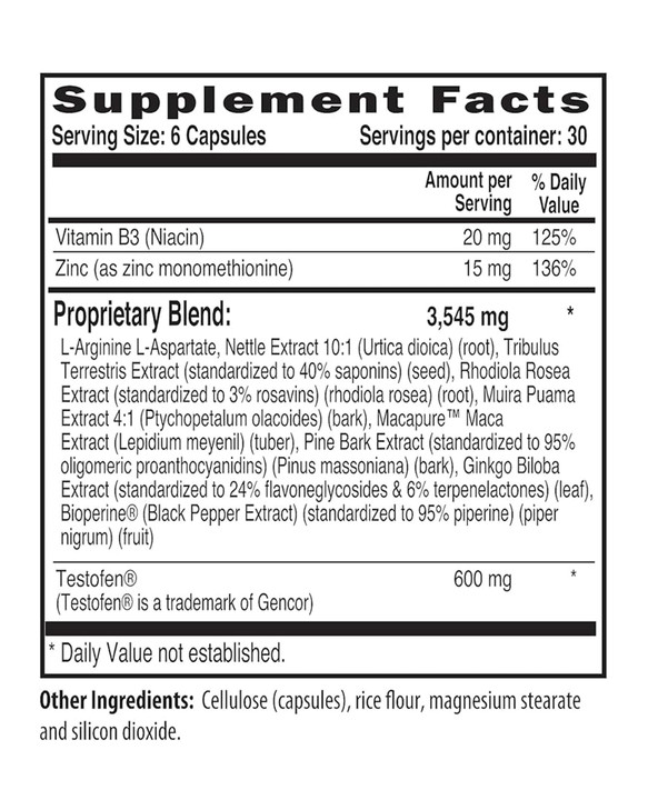 NaturalSlim Natural Testosterone Booster for Men