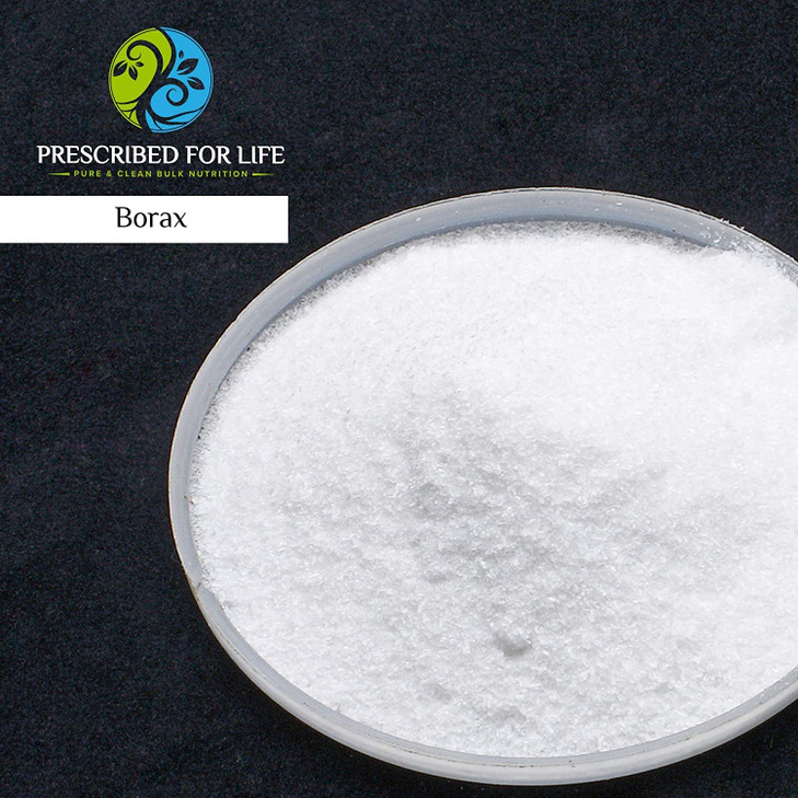 Prescribed for Life Borax Powder, Pure USP NF Grade All Natural Sodium Borate
