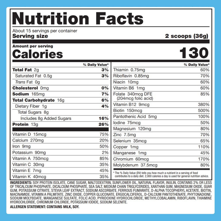 Total Soy Plant-Based Meal Replacement Powder