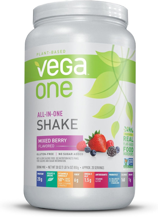 Vega One All-in-One Nutritional Shake Berry (20 Servings)
