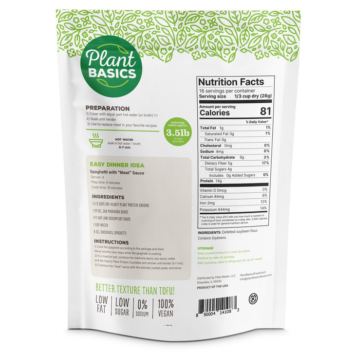 Plant Basics - Hearty Plant Protein