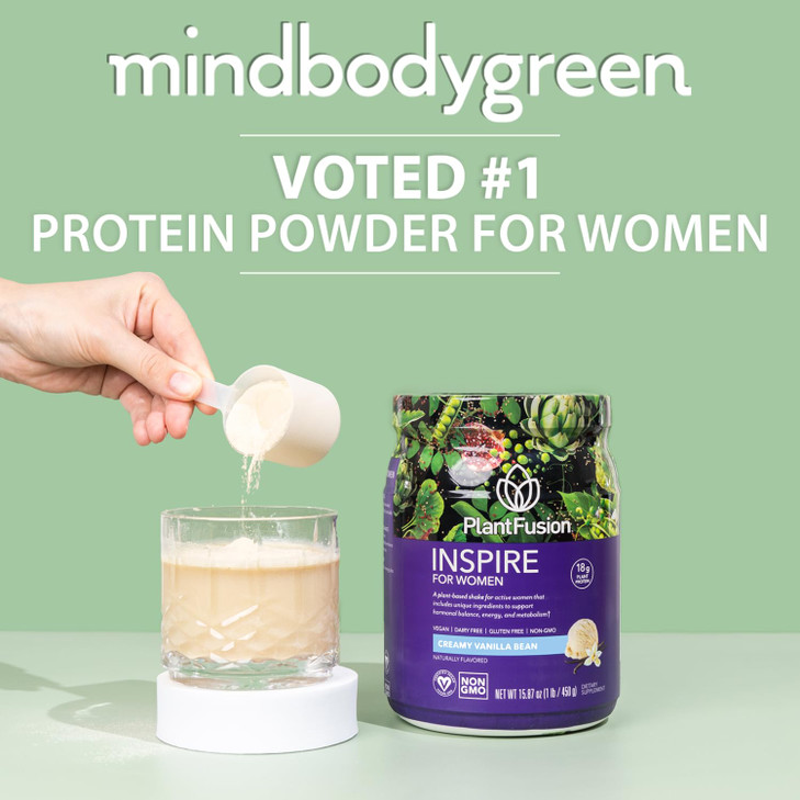 PlantFusion Inspire Plant Protein Powder for Women