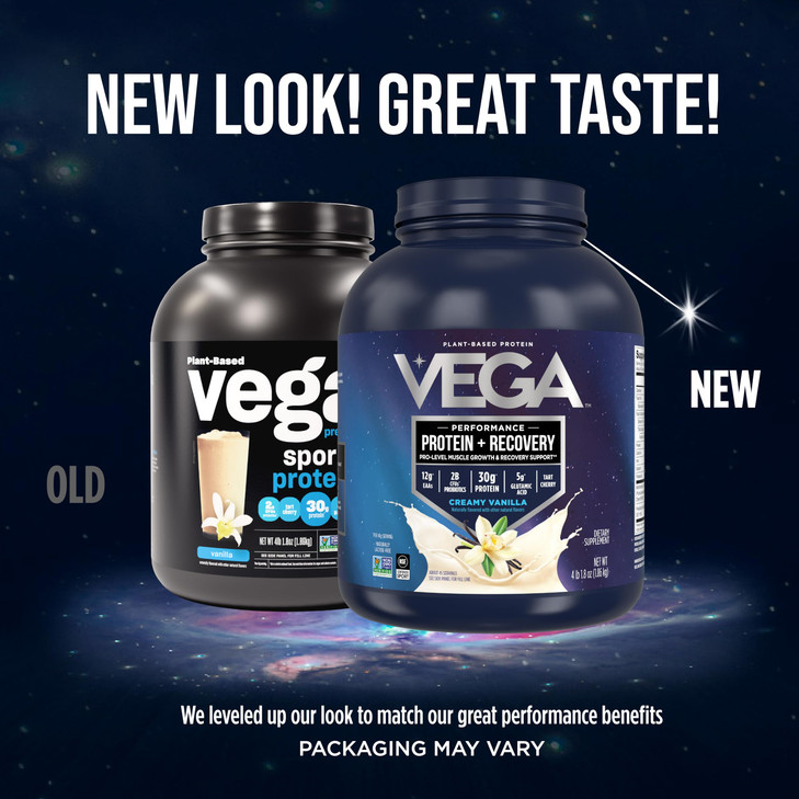 Vega Sport Vegan Protein Powder + Recovery