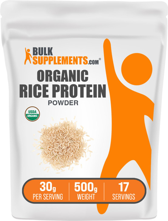 BulkSupplements.com Organic Rice Protein Powder