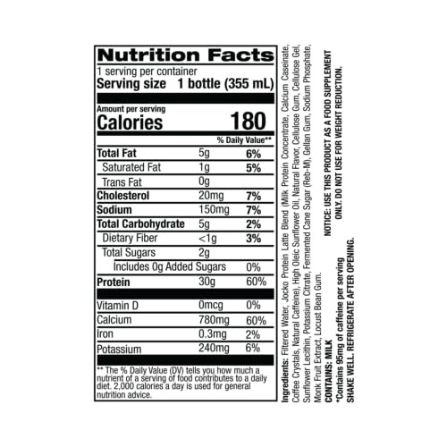 Jocko Fuel Mölk 30g Grass Fed Protein Shakes