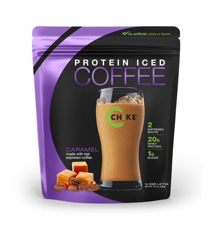 Chike Caramel High Protein Iced Coffee, 20 G Protein, 2 Shots Espresso, 1 G