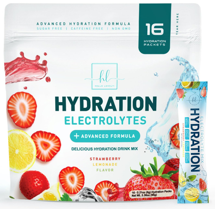 Electrolyte Hydration Packets - Sugar Free Electrolytes Powder Packets