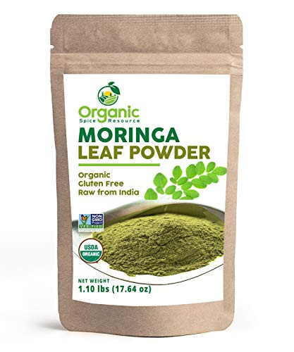Organic Moringa Powder - 1.10 lbs (17.64 oz)